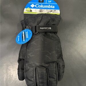 Columbia Black Winter Gloves kids small NWT